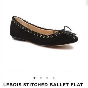 Karl Lagerfeld Paris Lebois Stitched Ballet Flat